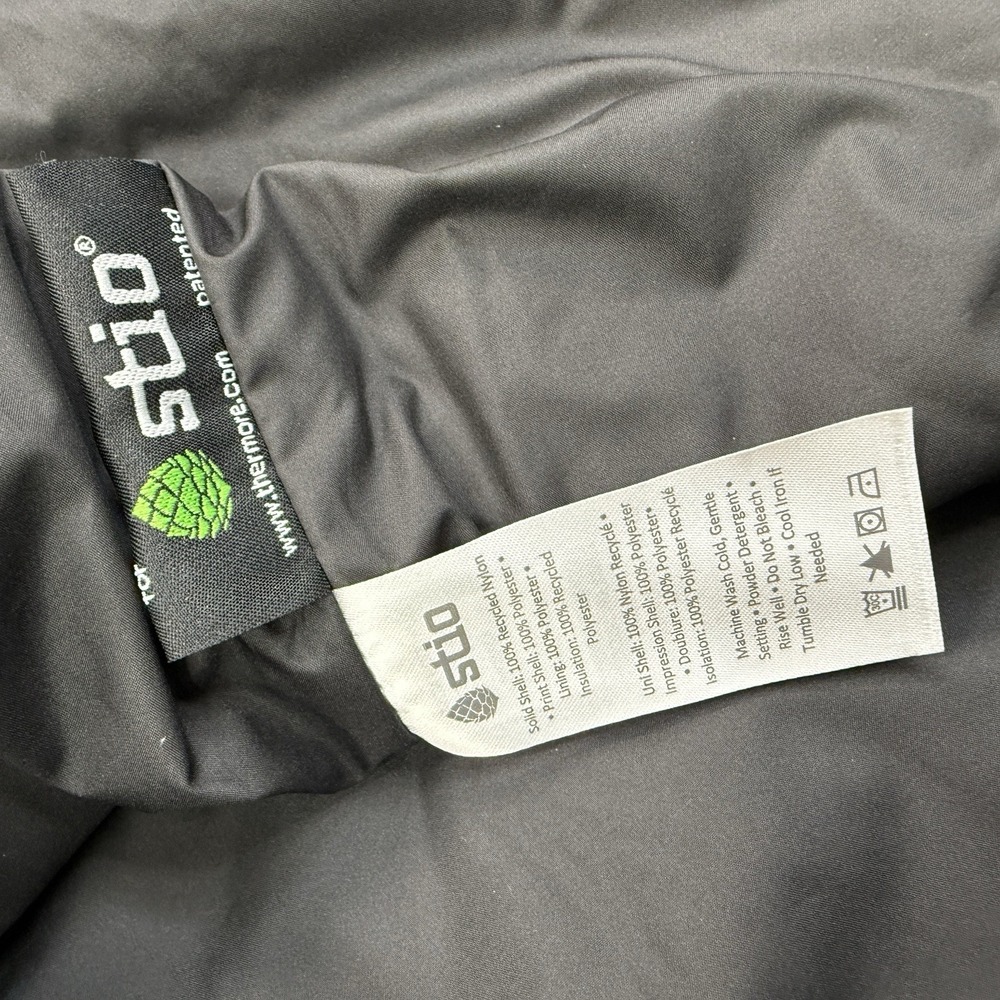 Stio Men's Skycrest Insulated Vest Size Large Steel Gray Camo Camouflage NEW - Picture 8 of 8